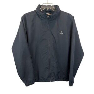 Cruise Wear & Co  Zip Jacket  Men's Size XL  Navy Zip Away Hood